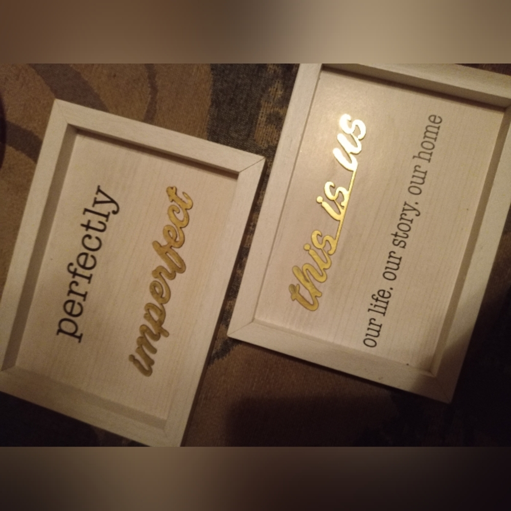 Wooden Sign Decor